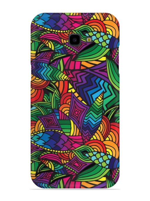 Abstract Multicolor Seamless Snap Case for Samsung Galaxy J4 Plus Zapvi