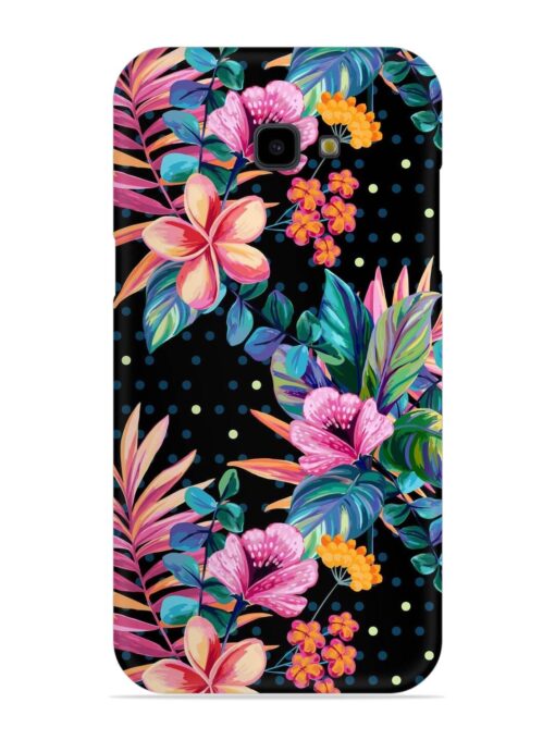 Seamless Floral Pattern Snap Case for Samsung Galaxy J4 Plus