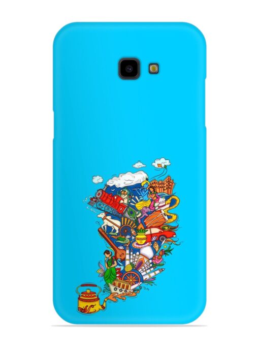 Vector Design Indian Snap Case for Samsung Galaxy J4 Plus Zapvi