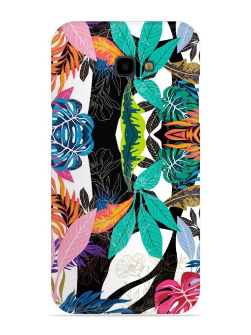 Floral Pattern Bright Snap Case for Samsung Galaxy J4 Plus