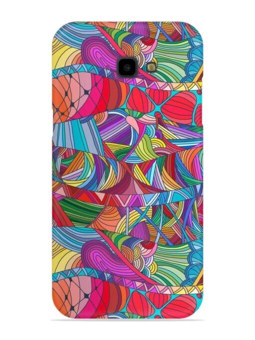 Seamless Patterns Hand Drawn Snap Case for Samsung Galaxy J4 Plus