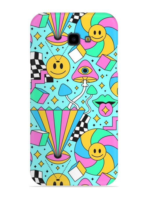 Trippy Rainbow 60S Snap Case for Samsung Galaxy J4 Plus