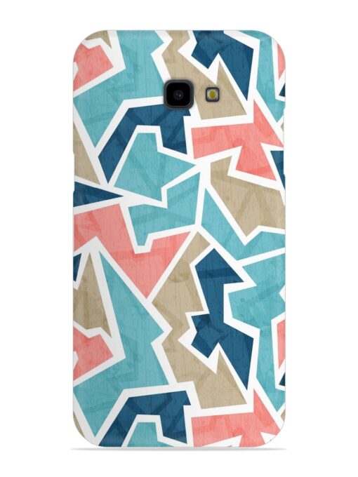 Vintage Geometric Triangle Snap Case for Samsung Galaxy J4 Plus Zapvi