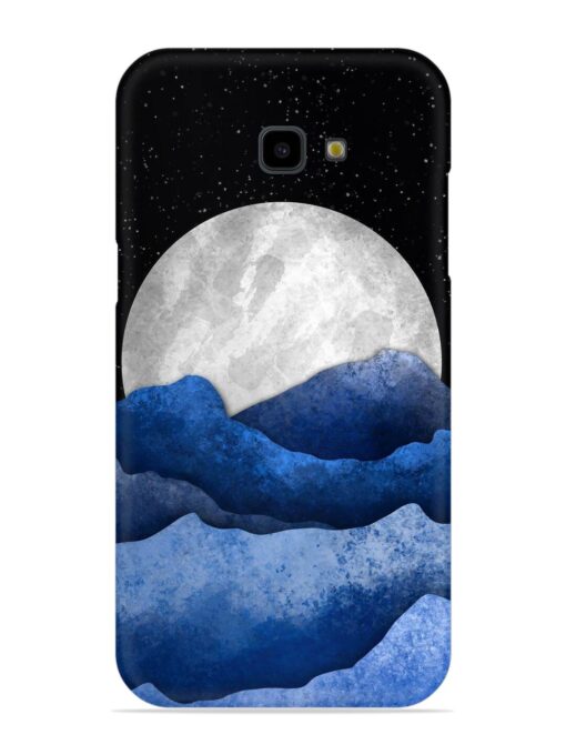 Full Moon Mountain Vector Snap Case for Samsung Galaxy J4 Plus Zapvi