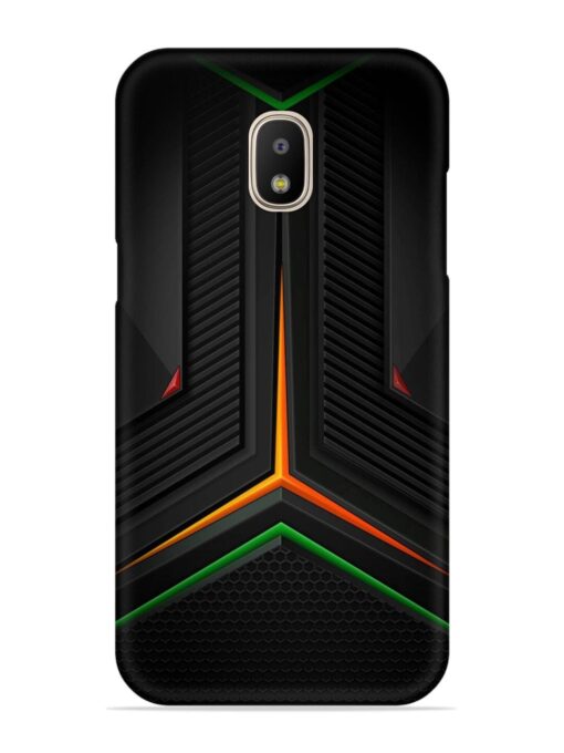 Orange Triangle Light Snap Case for Samsung Galaxy J5 (2017) Zapvi