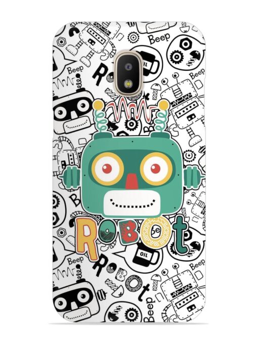 Robot Modern Seamless Pattern Snap Case for Samsung Galaxy J5 (2017) Zapvi