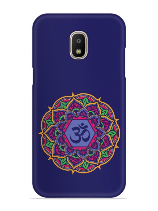 Om Mandala Art Blue Snap Case for Samsung Galaxy J5 (2017) Zapvi