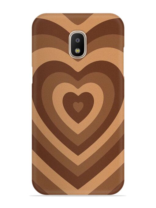 Brown Heart Snap Case for Samsung Galaxy J5 (2017)