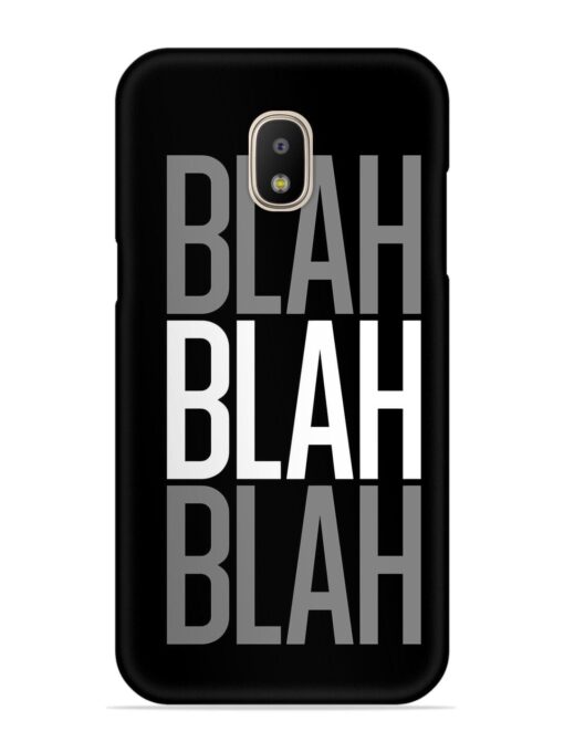 Blah Blah Blah Wallpaper Snap Case for Samsung Galaxy J5 (2017)