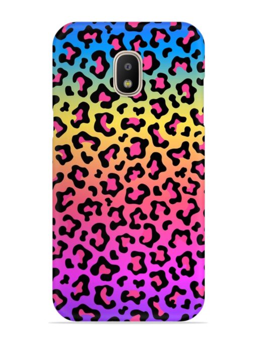 Neon Rainbow Colored Snap Case for Samsung Galaxy J5 (2017)