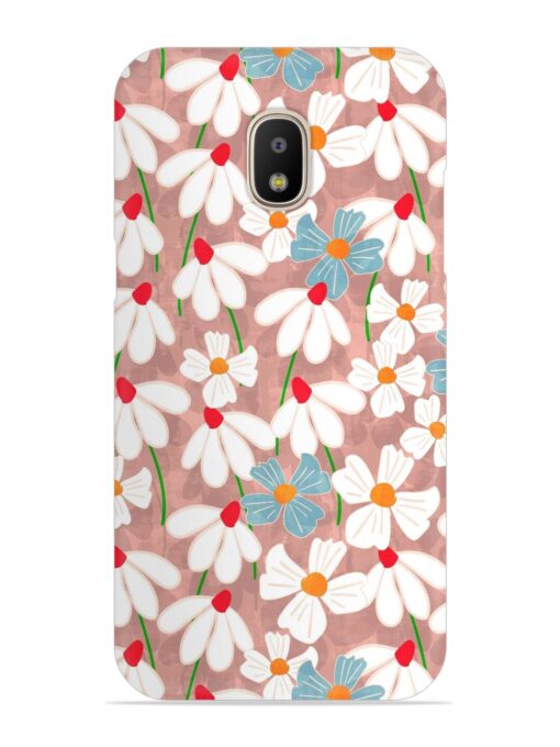 Abstract Petal Flowers Snap Case for Samsung Galaxy J5 (2017)