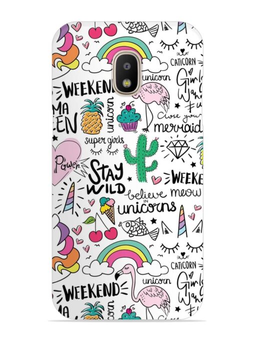 Unicorn Ice Cream Snap Case for Samsung Galaxy J5 (2017) Zapvi