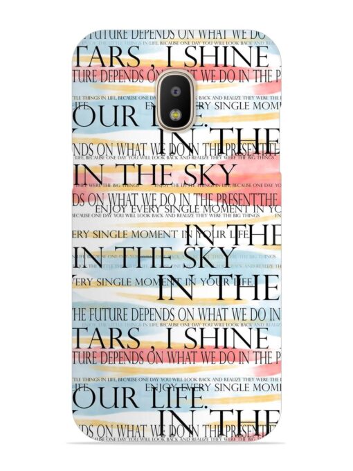 Seamless Slogans Pattern Snap Case for Samsung Galaxy J5 (2017)