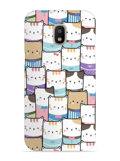 Cute Adorable Cat Snap Case for Samsung Galaxy J5 (2017) Zapvi