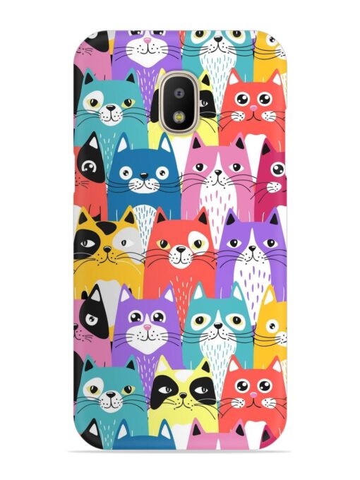 Funny Cartoon Cats Snap Case for Samsung Galaxy J5 (2017)