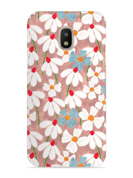 Abstract Petal Flowers Snap Case for Samsung Galaxy J5 Pro Zapvi