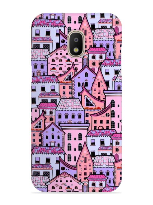 Seamless Pattern Houses Snap Case for Samsung Galaxy J5 Pro Zapvi