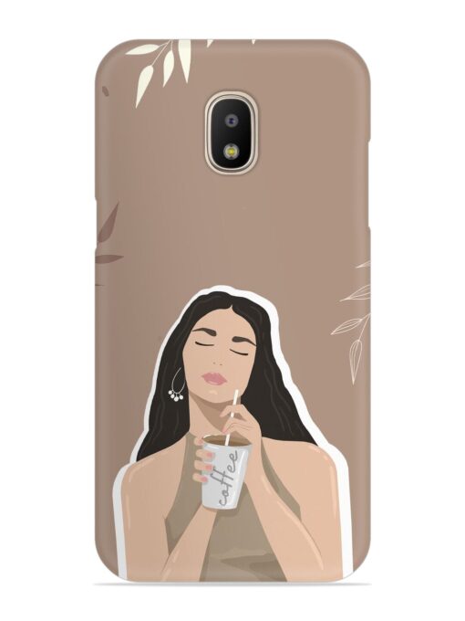 Girl With Coffee Snap Case for Samsung Galaxy J5 Pro