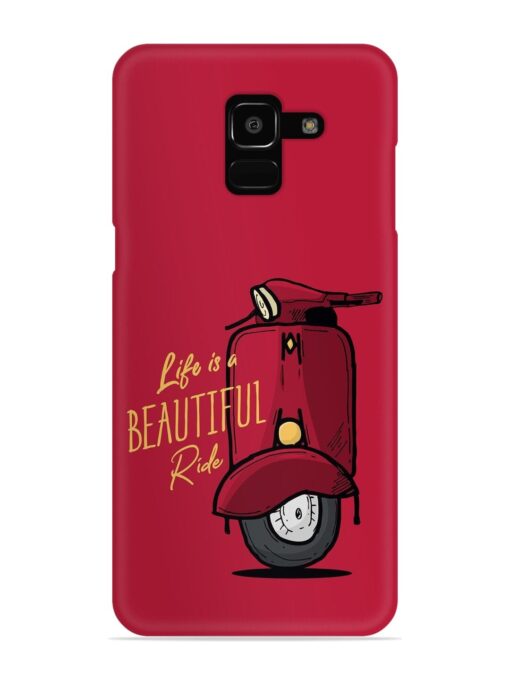 Life Is Beautiful Rides Snap Case for Samsung Galaxy J6 (2018)