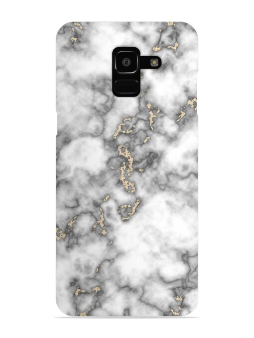 Gray And Gold Marble Snap Case for Samsung Galaxy J6 (2018)