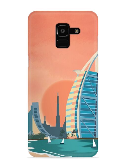 Dubai Architectural Scenery Snap Case for Samsung Galaxy J6 (2018)