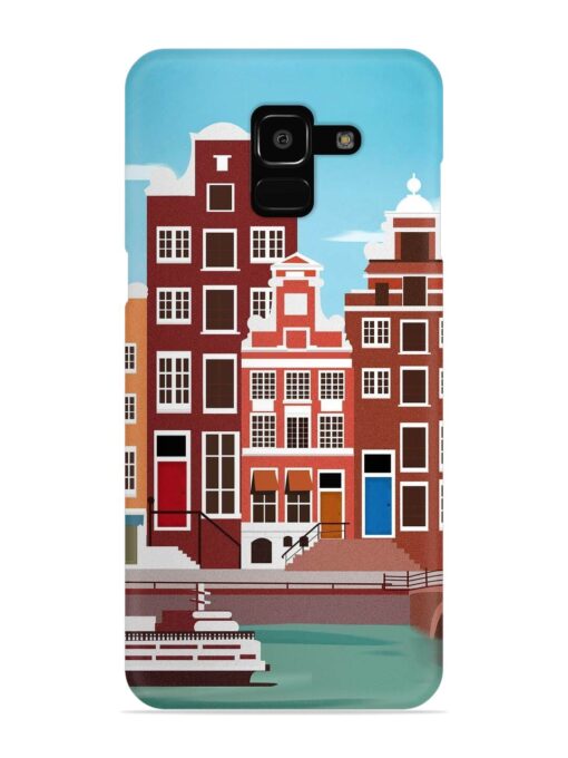 Scenery Architecture Amsterdam Landscape Snap Case for Samsung Galaxy J6 (2018) Zapvi