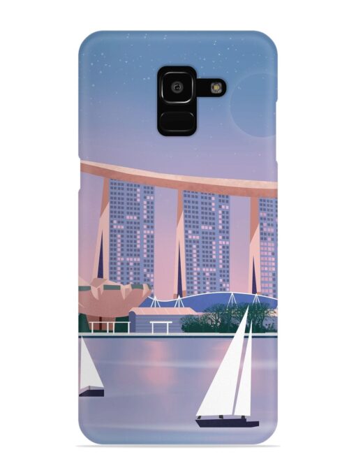 Singapore Scenery Architecture Snap Case for Samsung Galaxy J6 (2018)