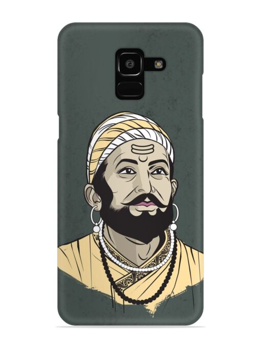 Shivaji Maharaj Vector Art Snap Case for Samsung Galaxy J6 (2018)