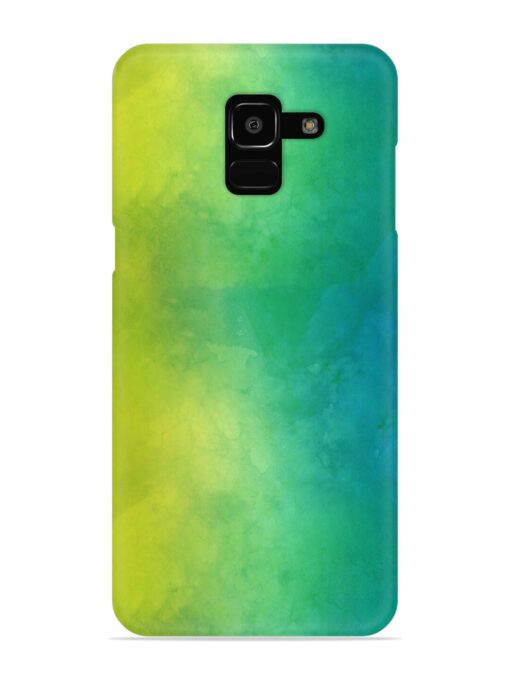 Yellow Green Gradient Snap Case for Samsung Galaxy J6 (2018) Zapvi