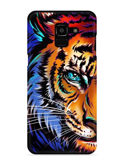 Colorful Lion Art Snap Case for Samsung Galaxy J6 (2018)