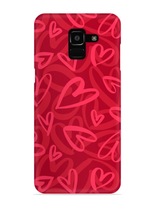 Seamless Romantic Pattern Snap Case for Samsung Galaxy J6 (2018)