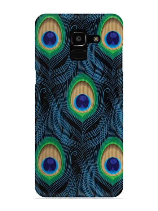 Seamless Pattern Peacock Snap Case for Samsung Galaxy J6 (2018)