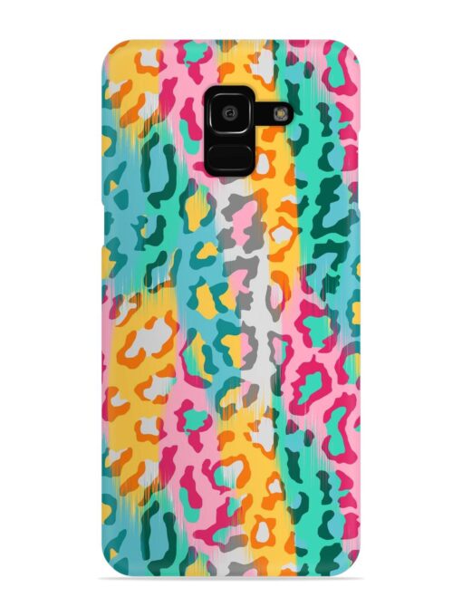 Seamless Vector Colorful Snap Case for Samsung Galaxy J6 (2018)