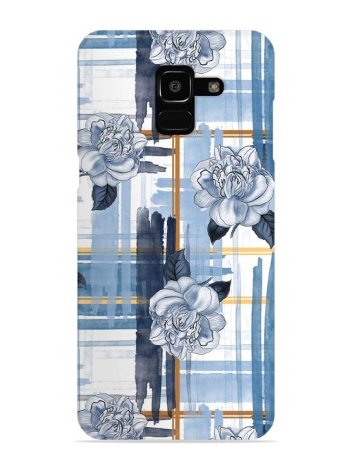 Watercolor Pattern Rose Snap Case for Samsung Galaxy J6 (2018)