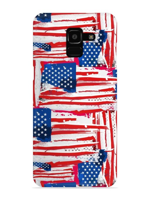 Usa Flag Seamless Snap Case for Samsung Galaxy J6 (2018)