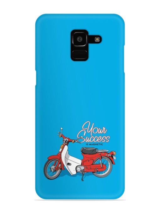 Motorcycles Image Vector Snap Case for Samsung Galaxy J6 (2018)