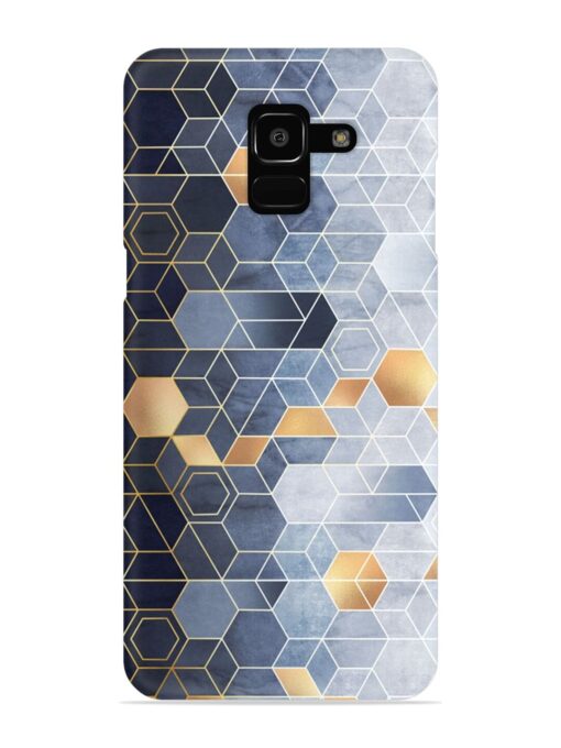 Geometric Abstraction Hexagons Snap Case for Samsung Galaxy J6 (2018)