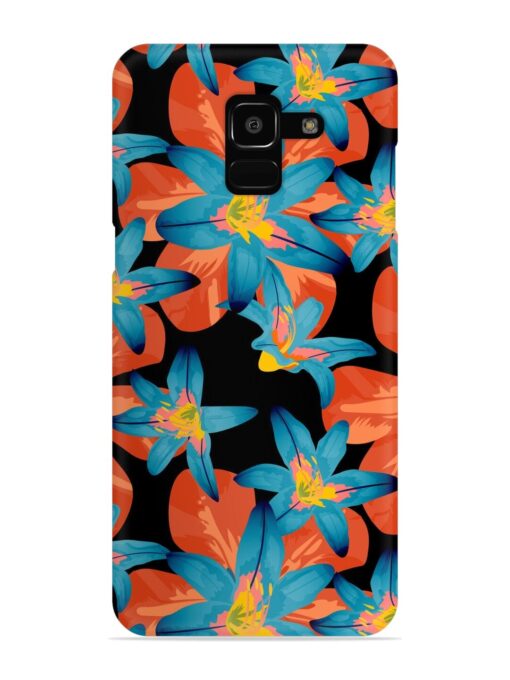 Philippine Flowers Seamless Snap Case for Samsung Galaxy J6 (2018)