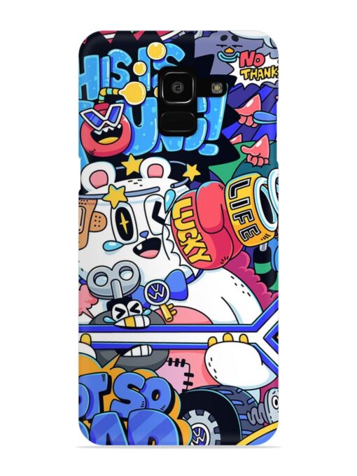 Universal Doodle Snap Case for Samsung Galaxy J6 (2018)