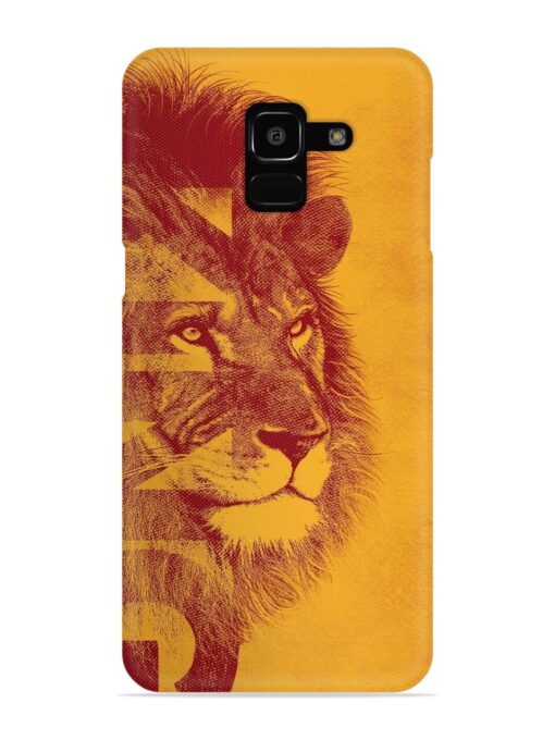 Gold Lion Crown Art Snap Case for Samsung Galaxy J6 (2018)