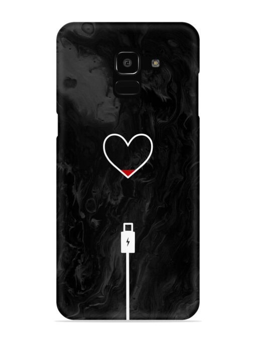 Heart Charging Vector Snap Case for Samsung Galaxy J6 (2018)