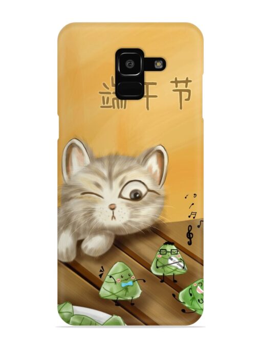 Cat Scorpion Dancing Snap Case for Samsung Galaxy J6 (2018)