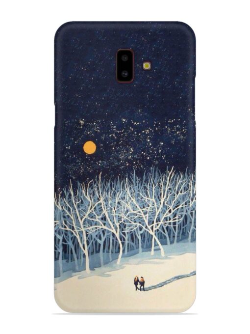 Full Moon Snowshoe Tour Snap Case for Samsung Galaxy J6 Plus Zapvi