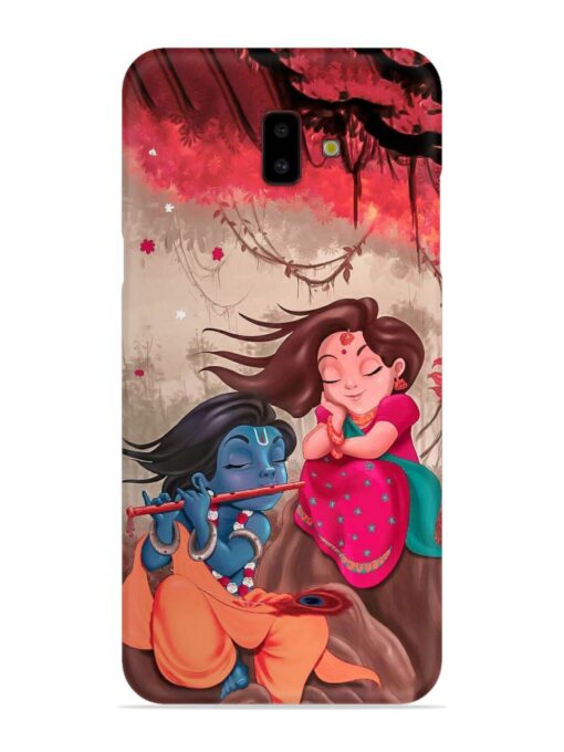 Radhe Krishna Water Art Snap Case for Samsung Galaxy J6 Plus Zapvi