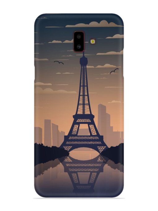 France Paris Eiffel Tower Gradient Snap Case for Samsung Galaxy J6 Plus