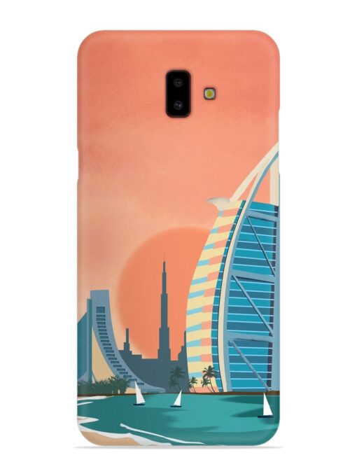 Dubai Architectural Scenery Snap Case for Samsung Galaxy J6 Plus Zapvi