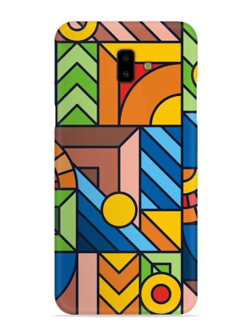 Colorful Geometric Snap Case for Samsung Galaxy J6 Plus