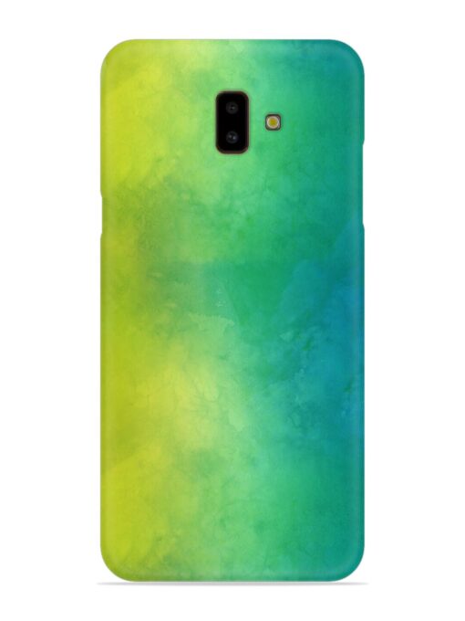 Yellow Green Gradient Snap Case for Samsung Galaxy J6 Plus Zapvi