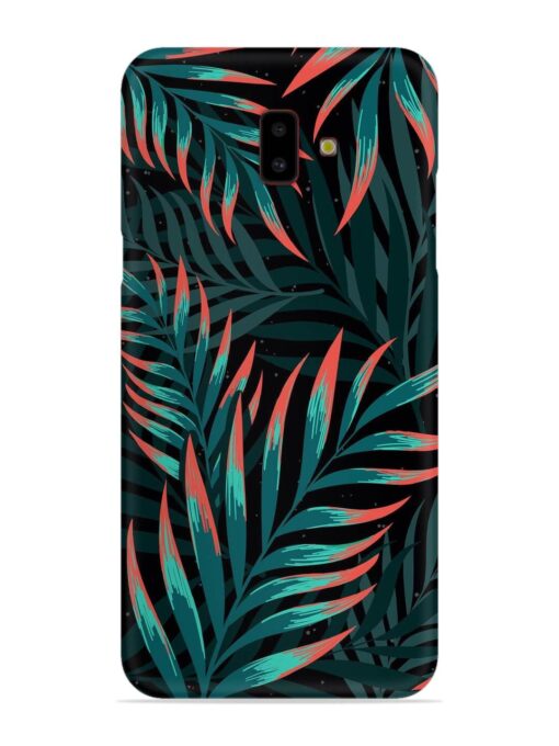 Green Leaf Art Snap Case for Samsung Galaxy J6 Plus Zapvi