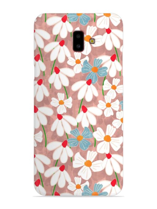 Abstract Petal Flowers Snap Case for Samsung Galaxy J6 Plus Zapvi